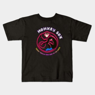 Monkey Sox from Deep in the Earth Kids T-Shirt